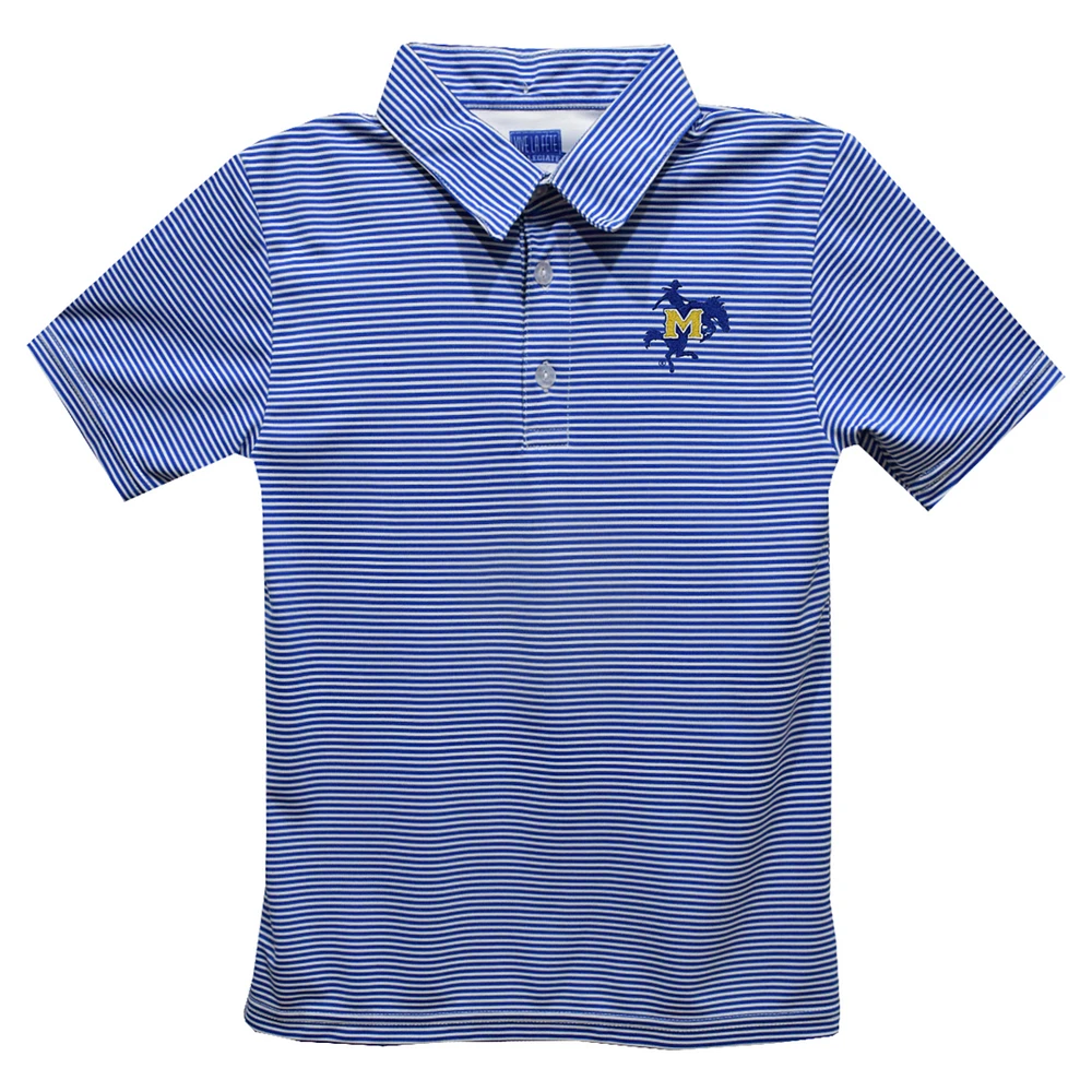 Youth Vive La Fete Royal McNeese State Cowboys Pencil Stripe Polo