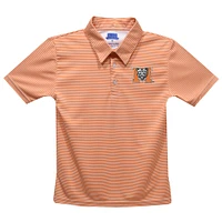 Youth Vive La Fete  Orange Mercer Bears Pencil Stripe Polo