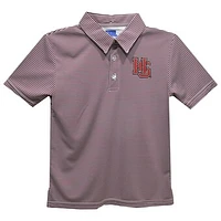 Youth Vive La Fete  Garnet Hampden-Sydney College Tigers Pencil Stripe Polo