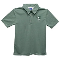 Youth Vive La Fete  Green Portland State Vikings Pencil Stripe Polo
