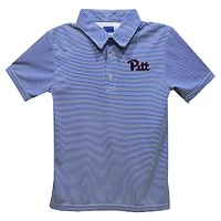 Youth Vive La Fete  Royal Pitt Panthers Pencil Stripe Polo
