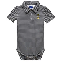 Infant Vive La Fete  Black Idaho Vandals Polo Pencil Stripe Bodysuit