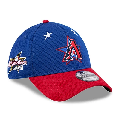 Men's New Era Blue/Red  Arizona Diamondbacks 2025 MLB All-Star Game Workout 39THIRTY Flex Hat