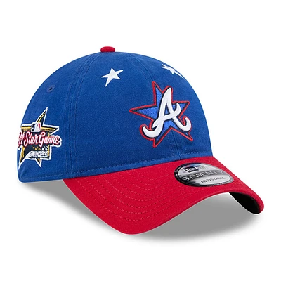 Men's New Era Blue/Red  Atlanta Braves 2025 MLB All-Star Game Workout 9TWENTY Adjustable Hat