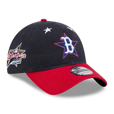 Men's New Era Navy/Red  Boston Red Sox 2025 MLB All-Star Game Workout 9TWENTY Adjustable Hat