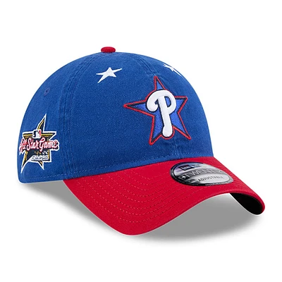 Men's New Era Blue/Red  Philadelphia Phillies 2025 MLB All-Star Game Workout 9TWENTY Adjustable Hat