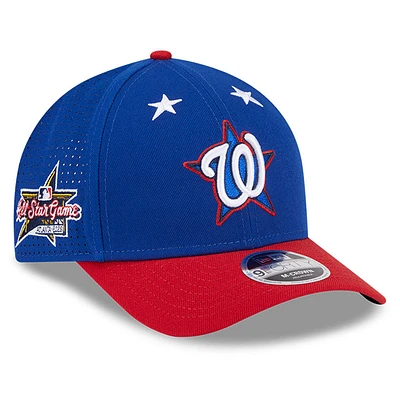 Men's New Era Blue/Red  Washington Nationals 2025 MLB All-Star Game Workout 9FORTY M-Crown Adjustable Hat