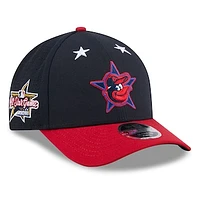 Men's New Era Navy/Red  Baltimore Orioles 2025 MLB All-Star Game Workout 9FORTY M-Crown Adjustable Hat