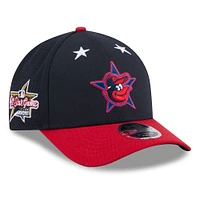 Men's New Era Navy/Red  Baltimore Orioles 2025 MLB All-Star Game Workout 9FORTY M-Crown Adjustable Hat