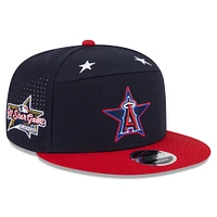 Men's New Era Navy/Red  Los Angeles Angels 2025 MLB All-Star Game Workout Side Patch 9FIFTY Snapback Hat