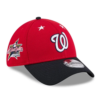 Men's New Era Red/Navy  Washington Nationals 2025 MLB All-Star Game 39THIRTY Flex Hat