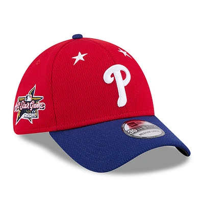 Men's New Era Red/Royal  Philadelphia Phillies 2025 MLB All-Star Game 39THIRTY Flex Hat