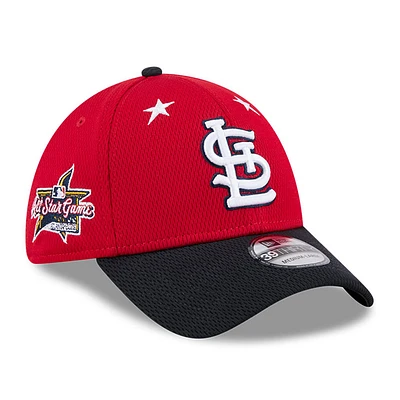 Men's New Era Red/Navy  St. Louis Cardinals 2025 MLB All-Star Game 39THIRTY Flex Hat