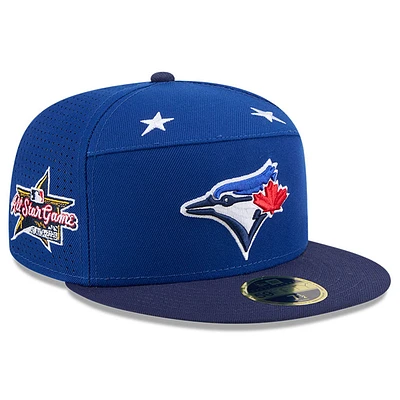 Men's New Era Royal/Navy  Toronto Blue Jays 2025 MLB All-Star Game Side Patch 59FIFTY Fitted Hat