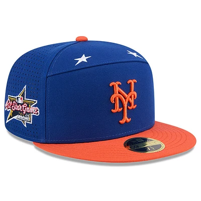 Men's New Era Royal/Orange  York Mets 2025 MLB All-Star Game Side Patch 59FIFTY Fitted Hat
