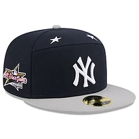 Men's New Era Navy/Gray  York Yankees 2025 MLB All-Star Game Side Patch 59FIFTY Fitted Hat