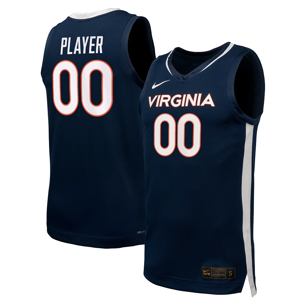 Unisex Nike Navy Virginia Cavaliers NIL Pick-A-Player Men's Basketball Replica Jersey