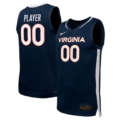 Unisex Nike Navy Virginia Cavaliers NIL Pick-A-Player Men's Basketball Replica Jersey