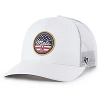 Men's '47 White New York Mets Homage Adjustable Trucker Hat