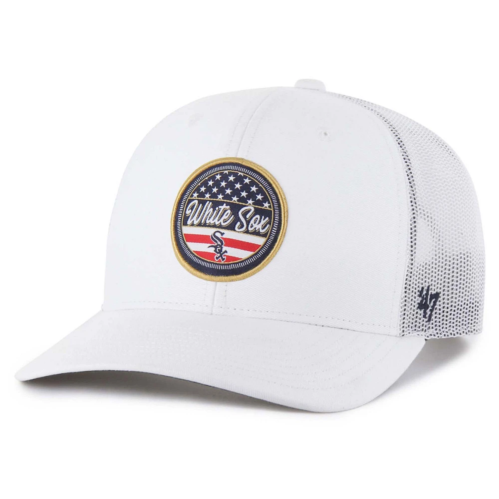 Men's '47 White Chicago White Sox Homage Adjustable Trucker Hat