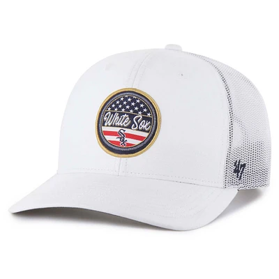 Men's '47 White Chicago White Sox Homage Adjustable Trucker Hat