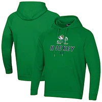 Men's Under Armour  Green Notre Dame Fighting Irish Hockey Rival Fleece Pullover Hoodie