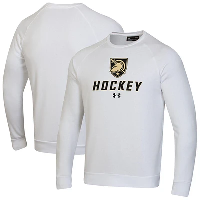 Men's Under Armour Army Black Knights Hockey Rival Fleece Pullover Sweatshirt
