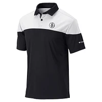 Men's Columbia  Black Brooklyn Nets Omni-Wick Best Ball Polo