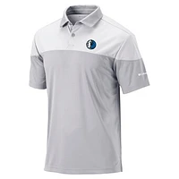 Men's Columbia  Gray Dallas Mavericks Omni-Wick Best Ball Polo