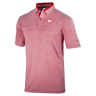 Men's Columbia  Red Atlanta Hawks Golden Hills Polo