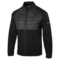 Men's Columbia  Black Chicago Bulls The Element Full-Zip Jacket