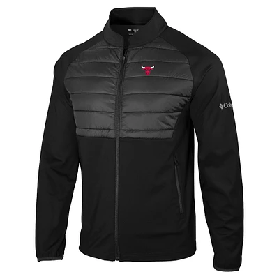 Men's Columbia  Black Chicago Bulls The Element Full-Zip Jacket
