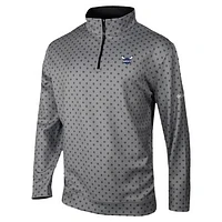 Men's Columbia Charlotte Hornets Omni-Wick Wickhams Hills Quarter-Zip Pullover Top