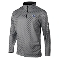 Men's Columbia Charlotte Hornets Omni-Wick Wickhams Hills Quarter-Zip Pullover Top