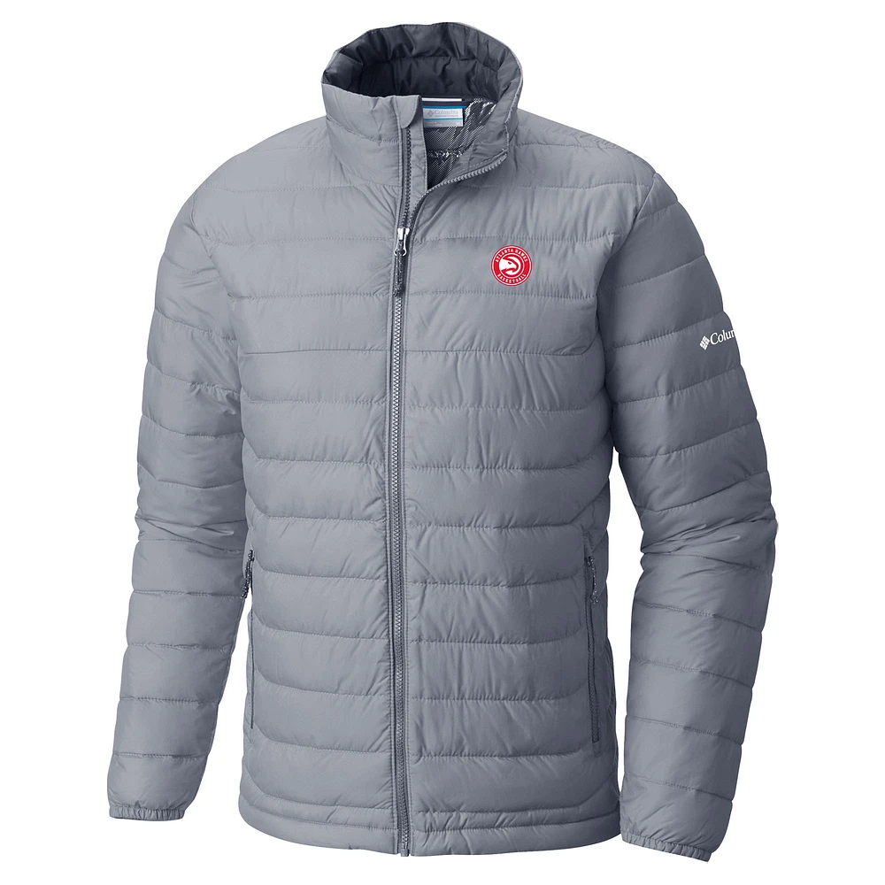 Men's Columbia Atlanta Hawks Powder Lite Omni-Heat Reflective Full-Zip Jacket