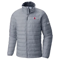Men's Columbia Gray Chicago Bulls Powder Lite Omni-Heat Reflective Full-Zip Jacket