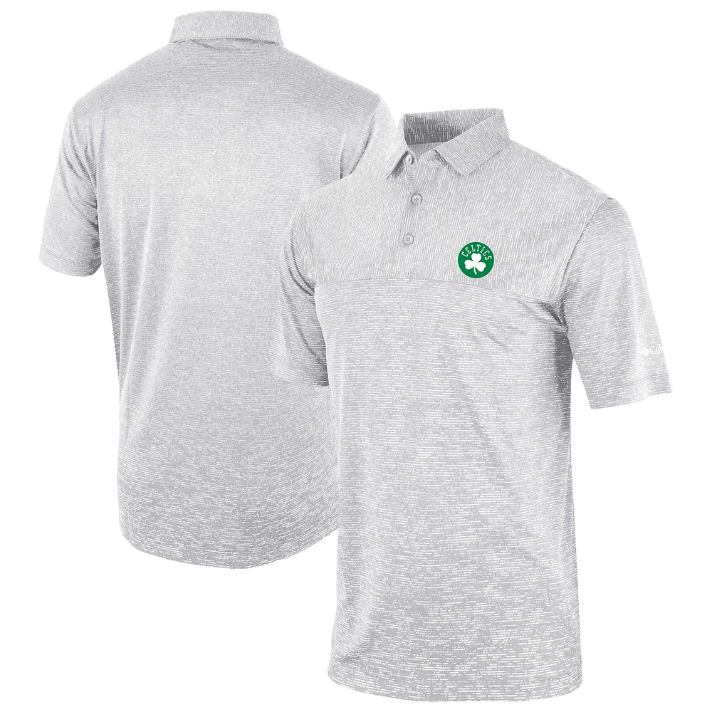 Men's Columbia Boston Celtics Omni-Wick Heading Out Polo