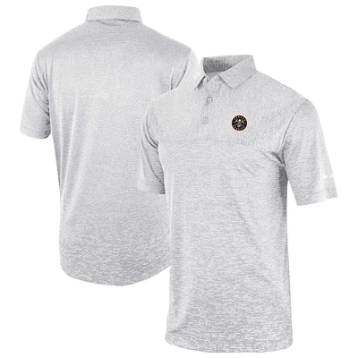 Men's Columbia Gray Denver Nuggets Omni-Wick Heading Out Polo