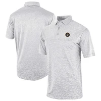 Men's Columbia Gray Denver Nuggets Omni-Wick Heading Out Polo