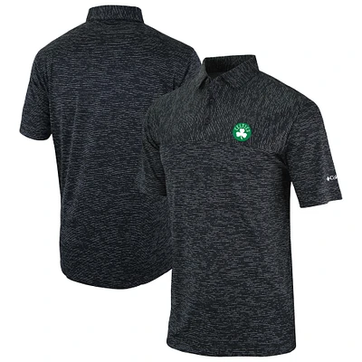 Men's Columbia Black Boston Celtics Omni-Wick Heading Out Polo