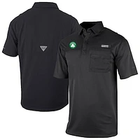 Men's Columbia Black Boston Celtics Omni-Wick Flycaster Pocket Polo