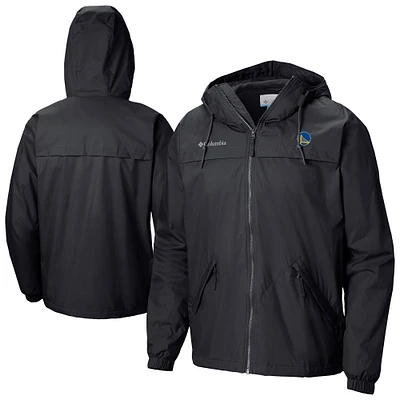 Men's Columbia  Black Golden State Warriors Oroville Creek Lined Full-Zip Jacket