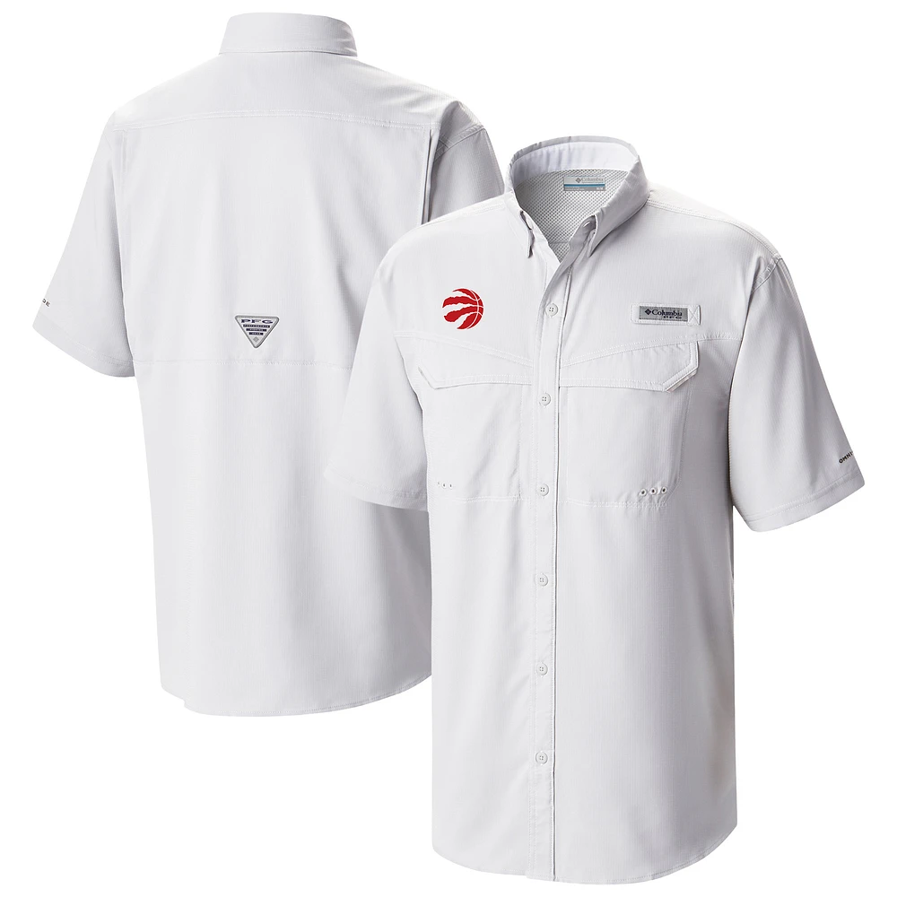 Men's Columbia Toronto Raptors Omni-Wick Low Drag Offshore Button-Up Shirt