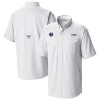 Men's Columbia Washington Wizards Omni-Wick Low Drag Offshore Button-Up Shirt