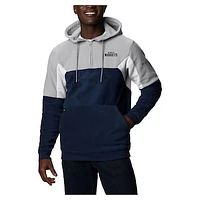 Men's Columbia Navy Denver Nuggets Lodge Quarter-Zip Hoodie