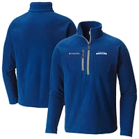 Men's Columbia Royal Golden State Warriors Fast Trek III Half-Zip Fleece Pullover