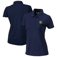 Women's Columbia Navy Denver Nuggets Omni-Wick Birdie Polo
