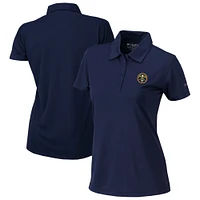 Women's Columbia Navy Denver Nuggets Omni-Wick Birdie Polo