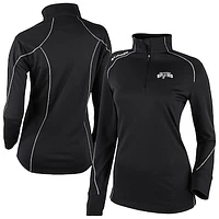 Women's Columbia Black San Antonio Spurs Omni-Wick Shotgun 2.0 Quarter-Zip Pullover Top