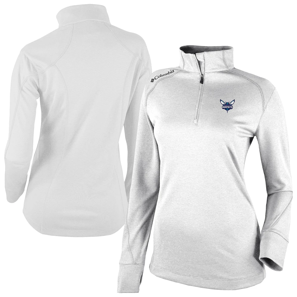Women's Columbia Charlotte Hornets Omni-Wick Shotgun 2.0 Quarter-Zip Pullover Top